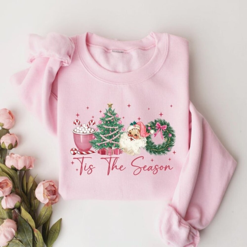 Tis The Season Sweatshirt, Christmas Tis The Season Sweatshirt, Merry Christmas